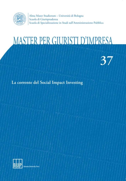 37. La corrente del social impact investing - Bologna University Press