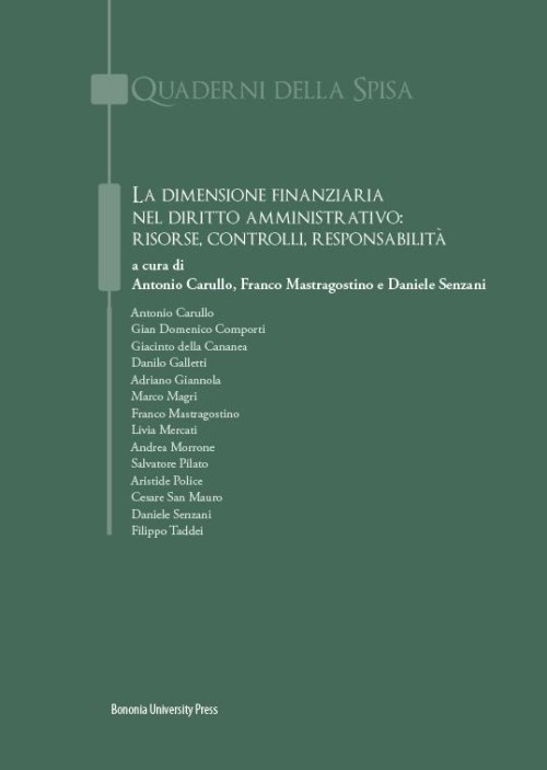 La dimensione finanziaria nel Diritto amministrativo - Bologna University Press