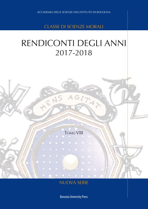 Rendiconti degli anni 2017-2018 - Bologna University Press