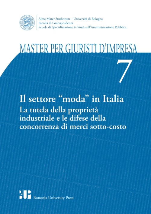 07. Il «settore moda» in Italia - Bologna University Press