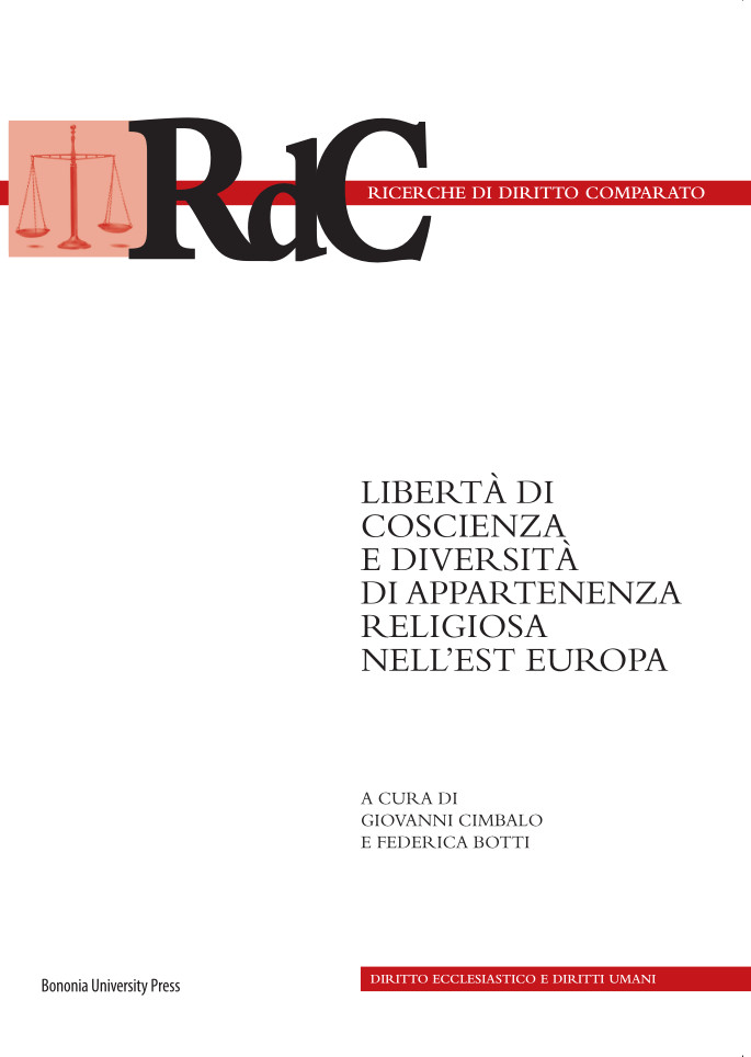 Libertà di coscienza e diversità di appartenenza religiosa nell'Est Europa - Bologna University Press