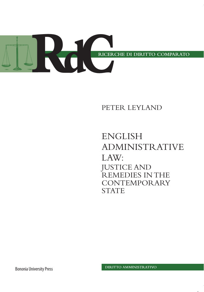 English administrative law - Bologna University Press