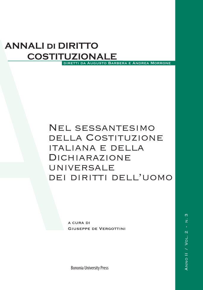 Nel sessantesimo della Costituzione italiana e della dichiarazione universale dei diritti dell'uomo - Bologna University Press