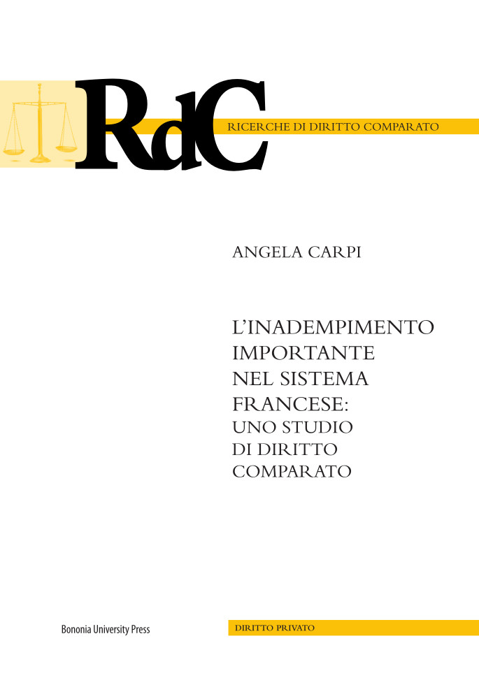 L'inadempimento importante nel sistema francese - Bologna University Press