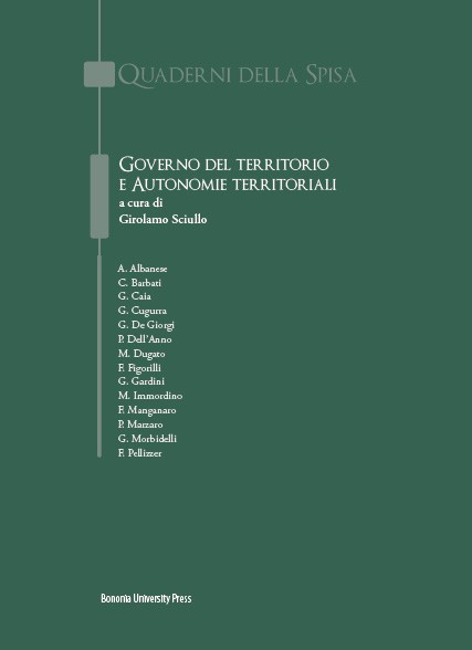 Governo del territorio e autonomie territoriali - Bologna University Press