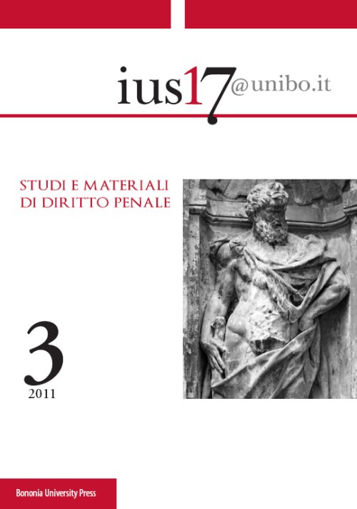 ius17 @unibo.it. Studi e materiali di diritto penale - Bologna University Press