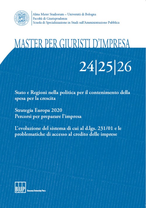 24-25-26. Master per giuristi d’impresa - Bologna University Press