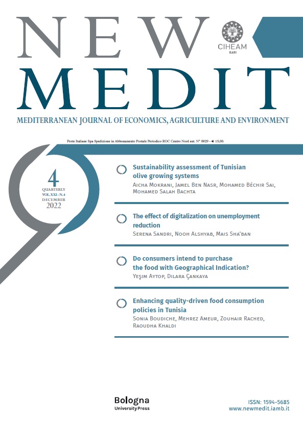 New Medit 4/2022 - Bologna University Press